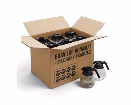 Glaskanna 1,7 Liter Med Vipp-Lock, 10st i Kartong, BRAVILOR BONAMAT