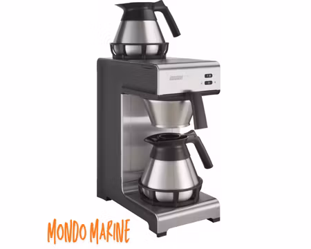 Kaffebryggare Mondo Marine Med 2 Värmeplattor - Utan Vattenanslutning, 2st Rostfria Kannor Ingår, BRAVILOR BONAMAT
