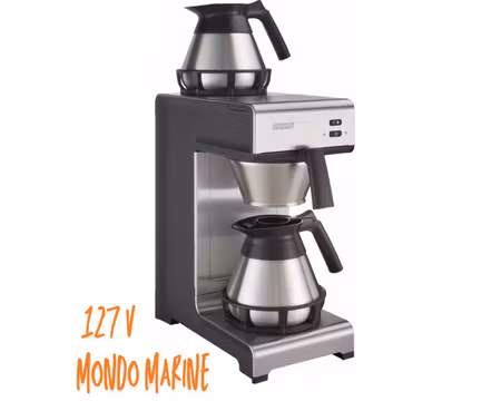 Kaffebryggare Mondo Marine 127 V Med 2 Värmeplattor - Utan Vattenanslutning, 2st Rostfria Kannor Ingår, BRAVILOR BONAMAT