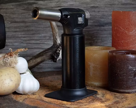 Gasbrännare Flame King För Crème Brûlée Och Grillning Svart, SATAKE