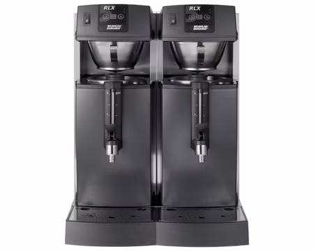 Kaffebryggare RLX 55 Med 2x2 Liter Kanna, Med Vattenanslutning, BRAVILOR BONAMAT