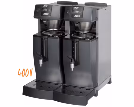 Kaffebryggare RLX 55 400 V (3 Fas) Med 2 Liter Kanna, Med Vattenanslutning, BRAVILOR BONAMAT