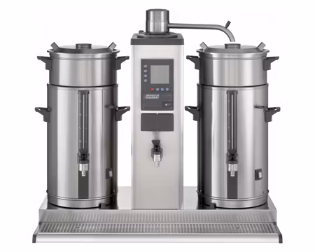 Urnbryggare B10HW 400V (3Fas) 2x10 Liter,  Med Varmvattenkran, Med Vattenanslutning, BRAVILOR BONAMAT