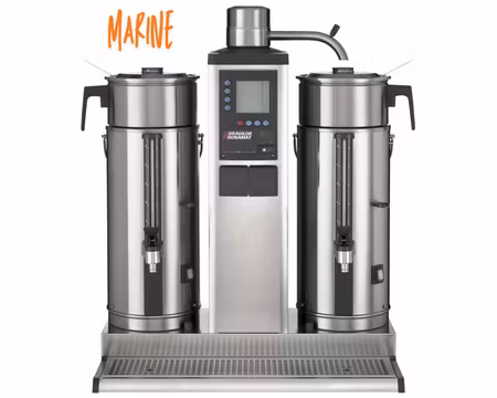 Urnbryggare B5 Marine 115V, 2x5 Liter Med Vattenanslutning, BRAVILOR BONAMAT