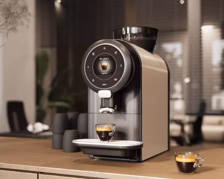 Espressomaskin SPRSO Black/White (Bönor), Valfri Vattenanslutning, 30 Koppar/Dag, BRAVILOR BONAMAT