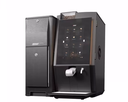 Espressomaskin Esprecious 21L (Bönor), Med 2 Kvarnar Och Färsk Mjölk (FreshMilk Ingår Ej), Med Vattenanslutning, 120 Koppar/Dag, BRAVILOR BONAMAT