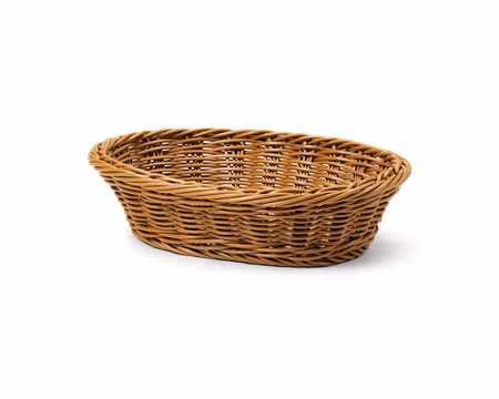 Brödkorg Brun PP Plast Oval, 29,5x21,5xH7 cm, SUNNEX