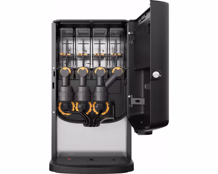 Kaffemaskin Instant Bolero 43, 4 Behållare 4x1,3 L, Max 36 Drycker, Med Vattenanslutning, 160 Koppar/Dag, BRAVILOR BONAMAT
