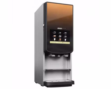 Kaffemaskin Instant Bolero Turbo 43, 4 Behållare 4x2,4 L, Max 36 Drycker, Med Vattenanslutning, 650 Koppar/Dag, BRAVILOR BONAMAT