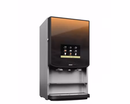 Kaffemaskin Instant Bolero Turbo XL 43, 4 Behållare 2x5,3 L+2x2,4 L, Max 36 Drycker, Med Vattenanslutning, 650 Koppar/Dag, BRAVILOR BONAMAT