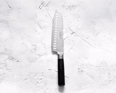 Kockkniv Santoku Kniv Blad 17,5 cm, 5Cr15Mov Rostfritt Stål, Ergonomiskt Handtag, KARIMATTO