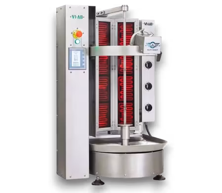 Kebabgrill Alfa Robot Automatisk, Spett 10–65 kg, 740x830x1180mm, VIAB