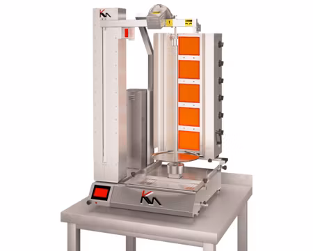 Kebabmaskin Dönerrobot 120 kg, Max Kötthöjd 750mm, 780x930x1291mm, POTIS