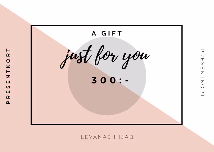 Presentkort 300:-