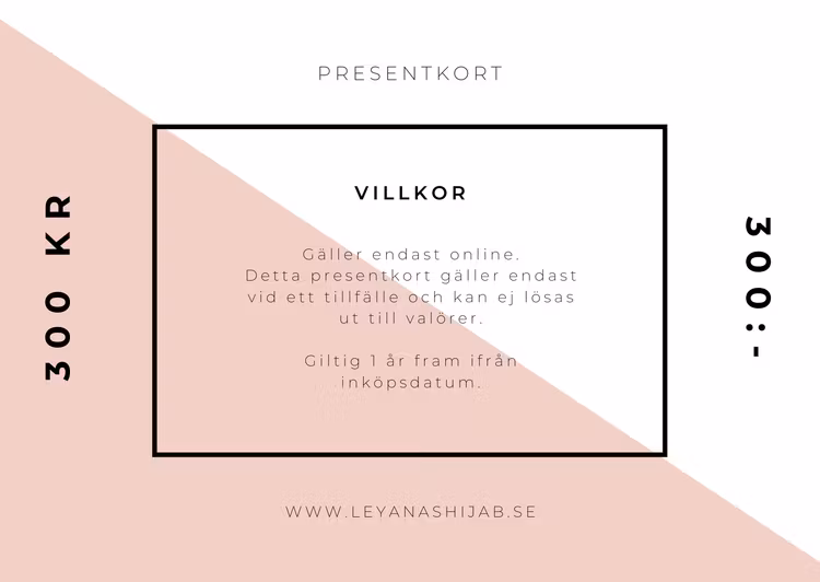 Presentkort 300:-