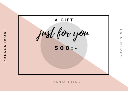 Presentkort 500:-