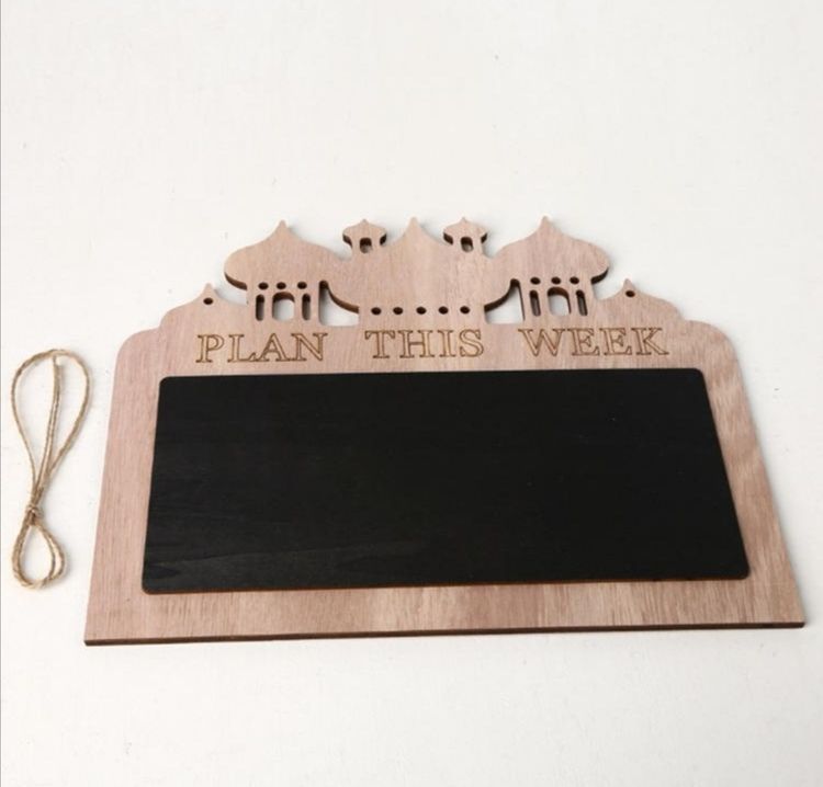 Moskén Inspirerad Blackboard, 30*24 cm