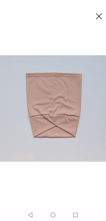Ribbad kryss underslöja