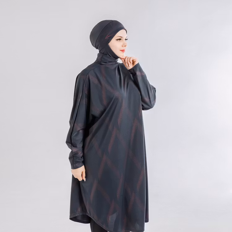 Modest Burkini 2021! Kunders storfavorit, UV-bevis, Anti-UV, Andningsbar & Giftfri!
