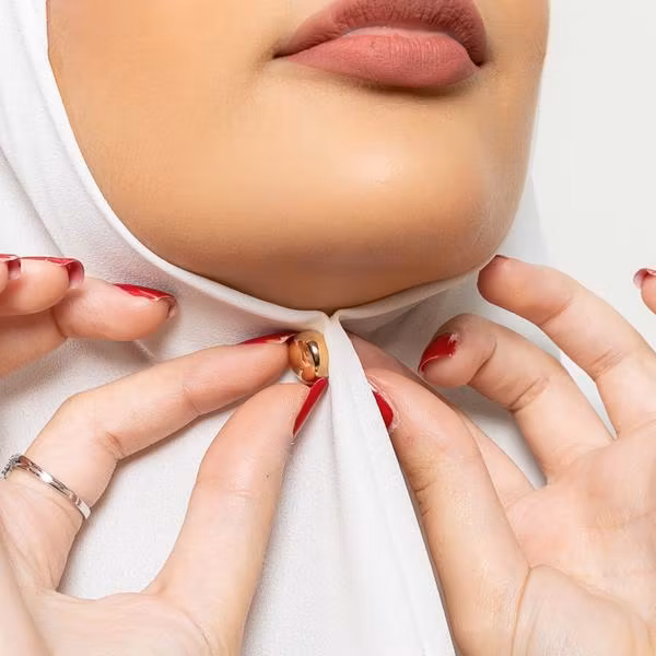 Maximal styrka no-snag Hijab-magneter - glansiga