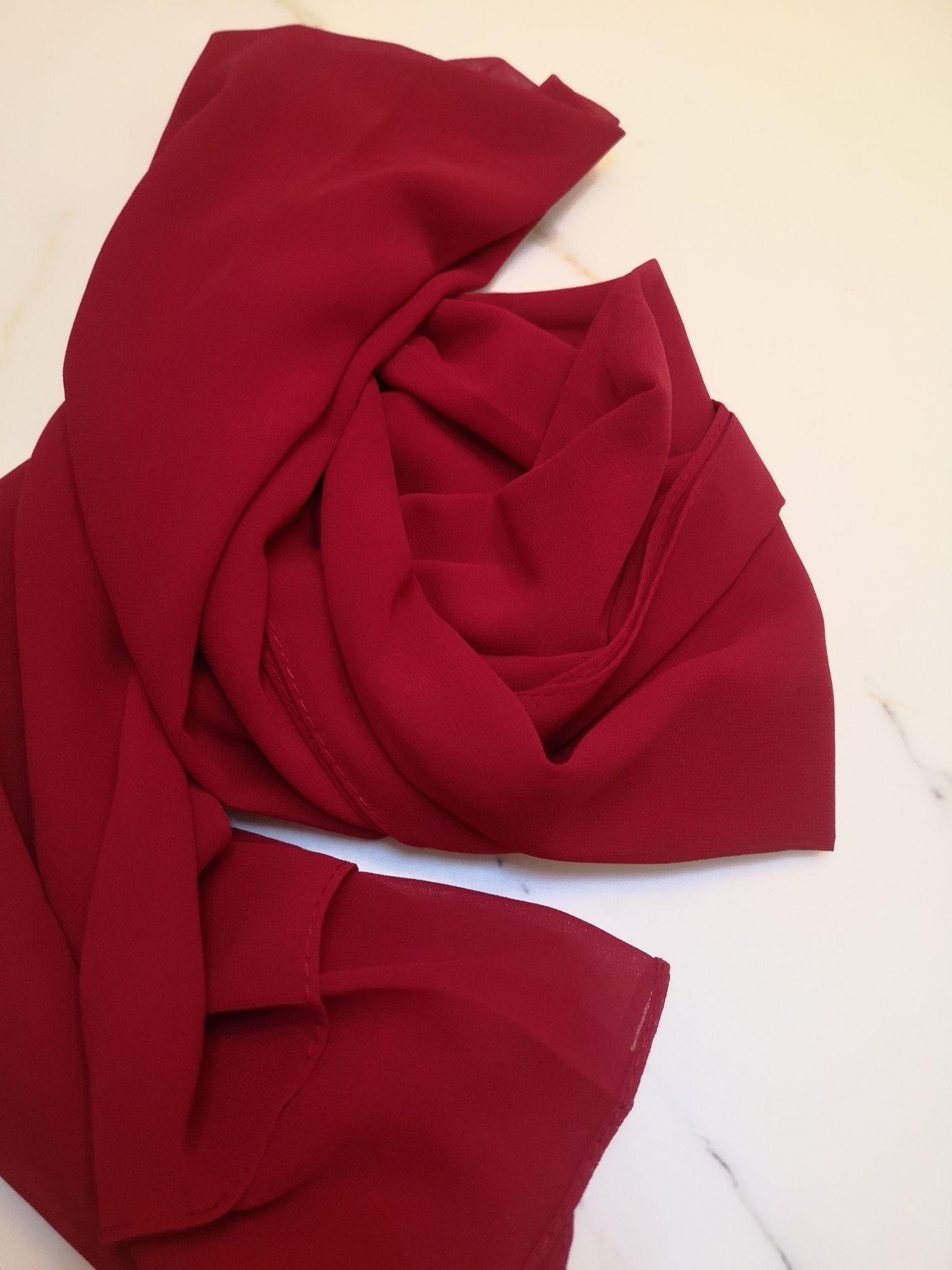Exklusiv Chiffonhijab - 62 Färger, Hög Kvalitet!