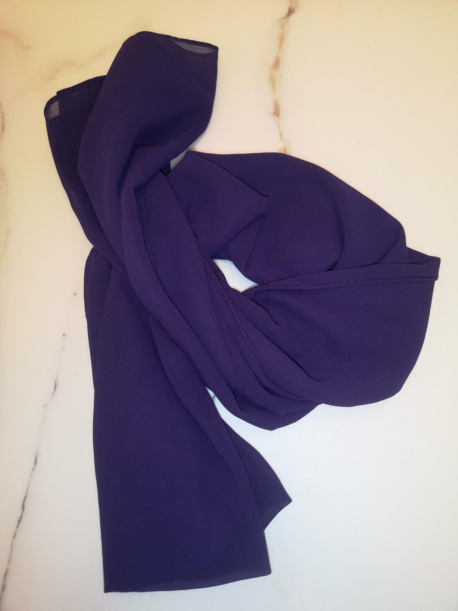 Exklusiv Chiffonhijab - 62 Färger, Hög Kvalitet!