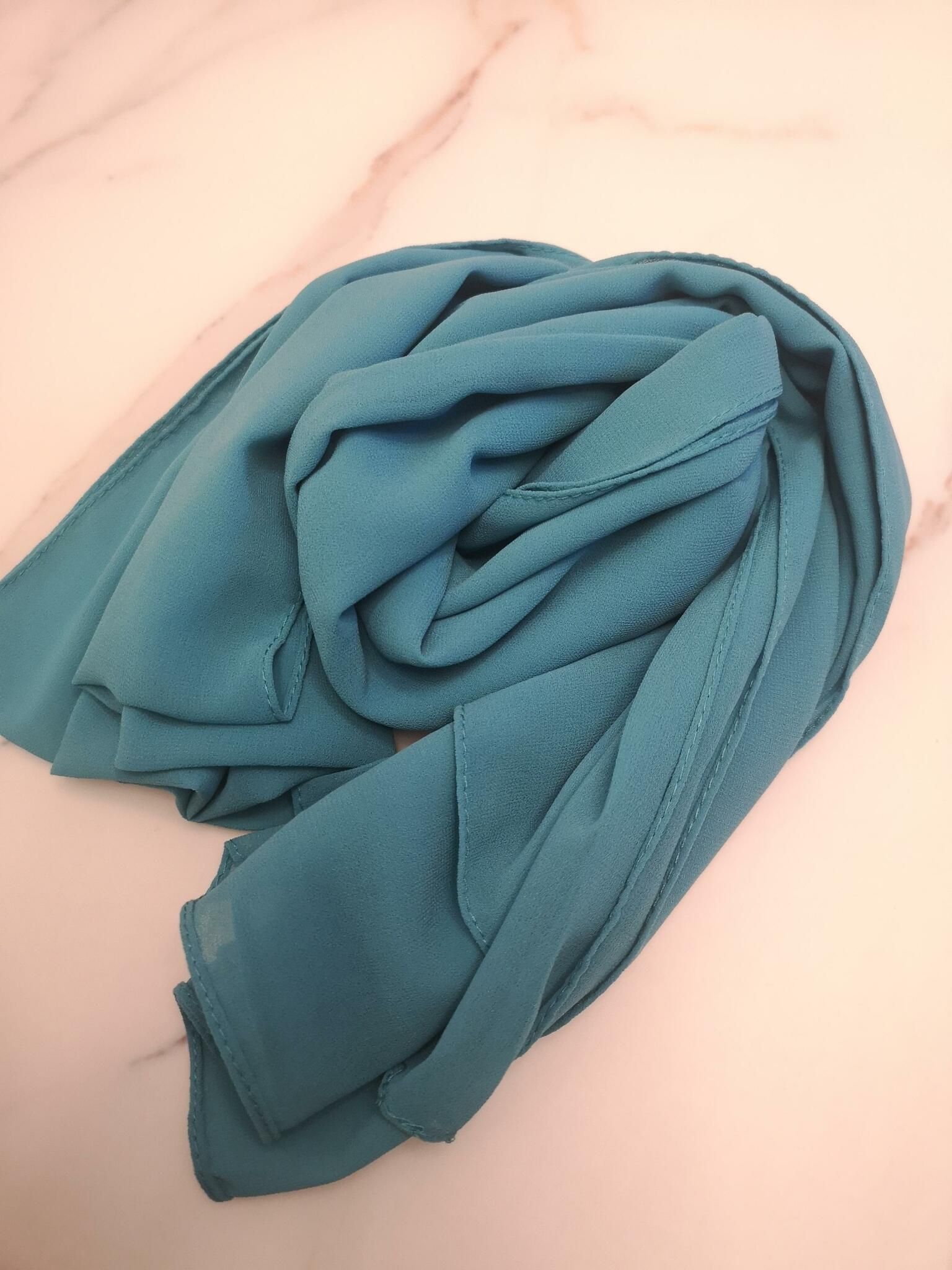 Exklusiv Chiffonhijab - 62 Färger, Hög Kvalitet!