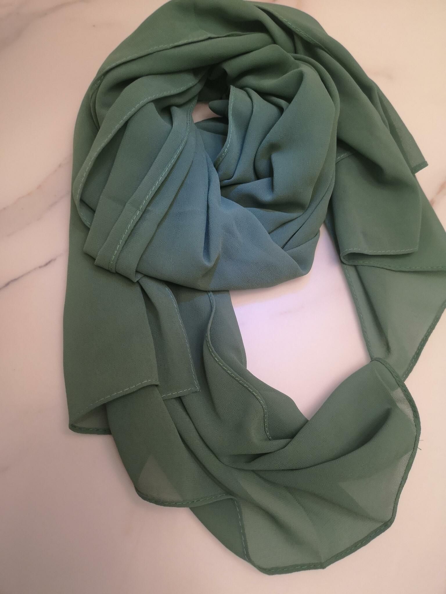 Exklusiv Chiffonhijab - 62 Färger, Hög Kvalitet!