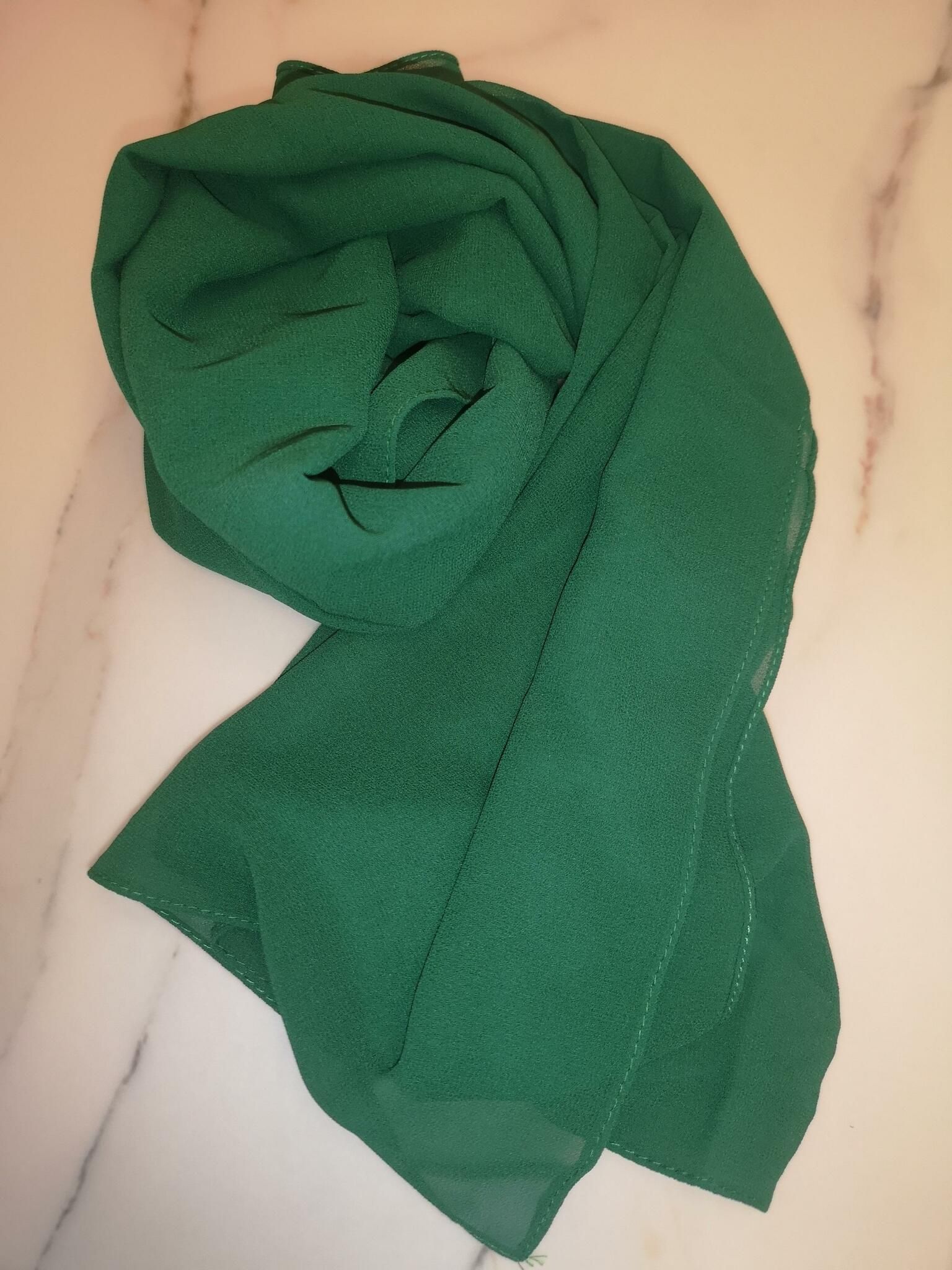 Exklusiv Chiffonhijab - 62 Färger, Hög Kvalitet!