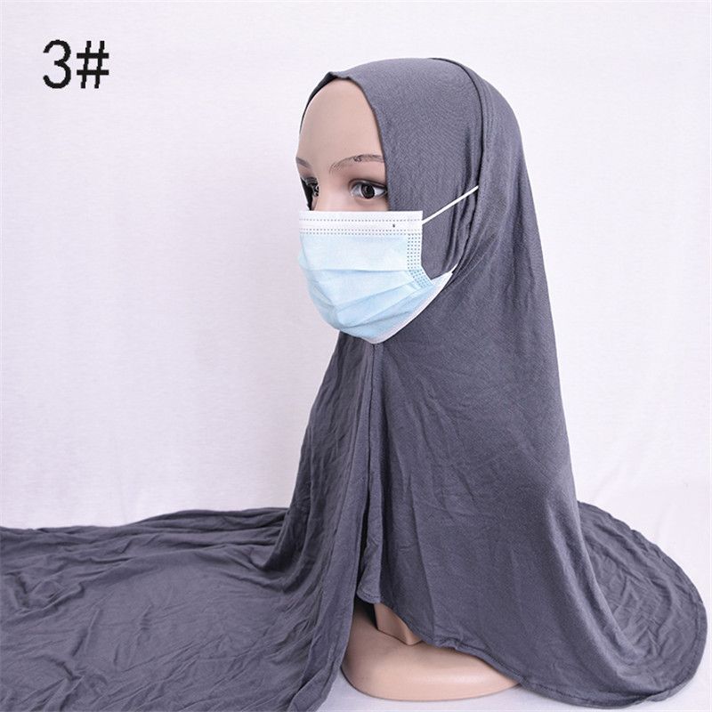 Instant Premium Jerseyhijab med öronhål
