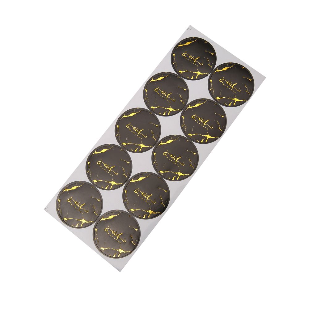 Marmorerad klistermärke 10 pack
