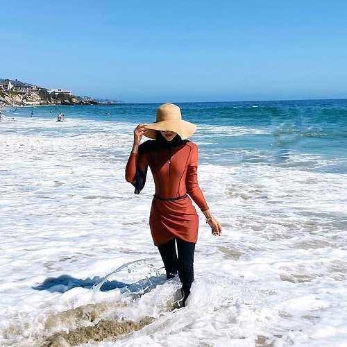 Burkini med stil – UPF50+, anti-UV, snabbtorkande