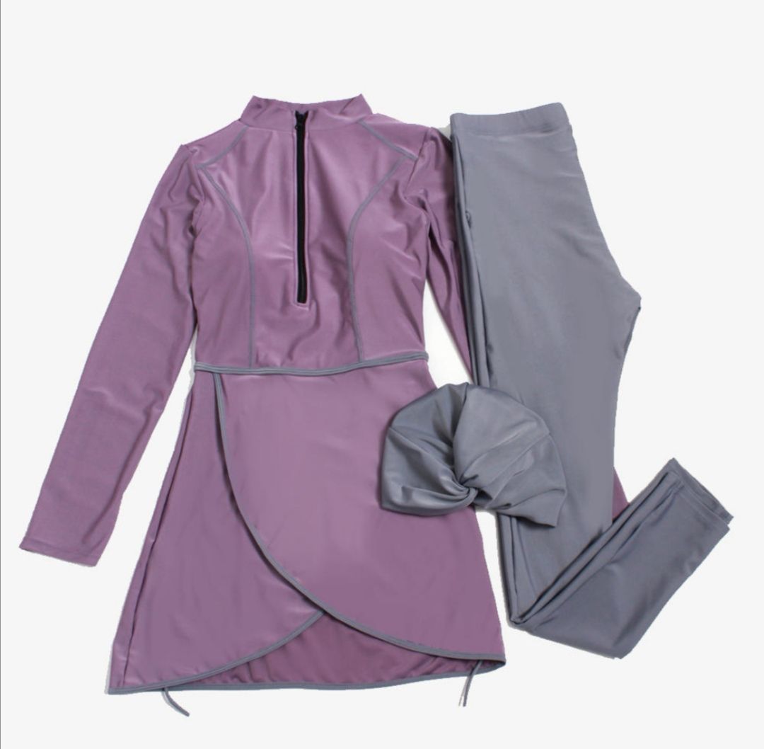 Burkini med stil – UPF50+, anti-UV, snabbtorkande