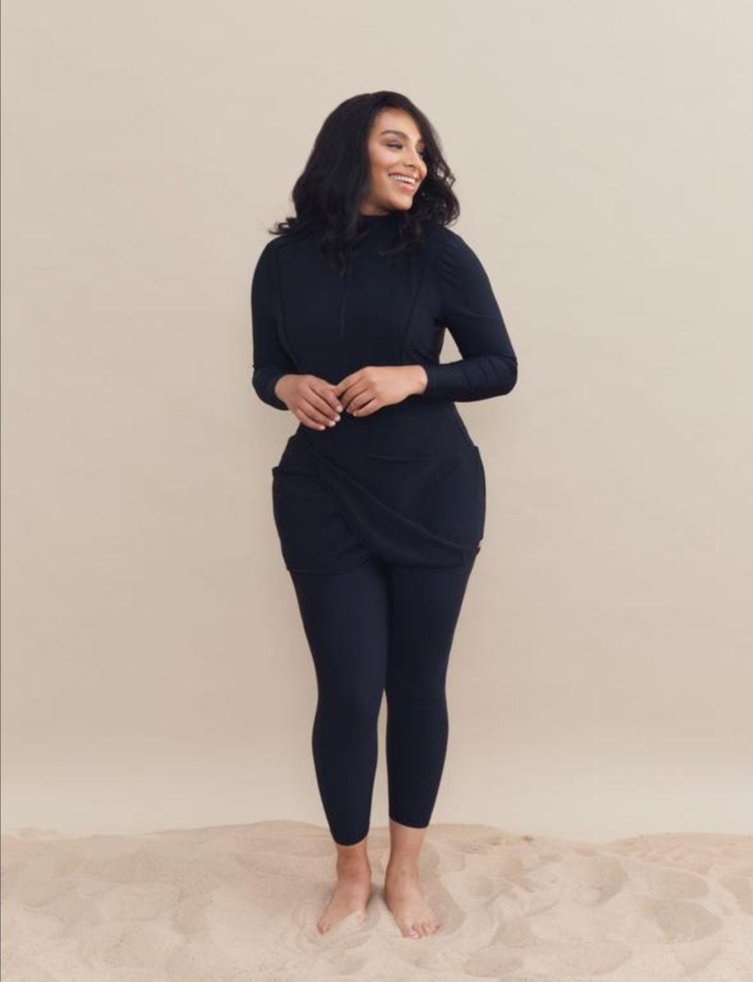 Burkini med stil – UPF50+, anti-UV, snabbtorkande