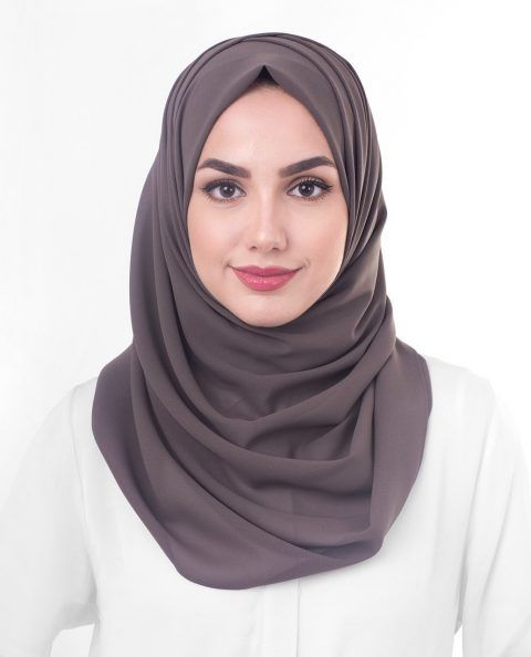 Exklusiv Chiffonhijab - 62 Färger, Hög Kvalitet!