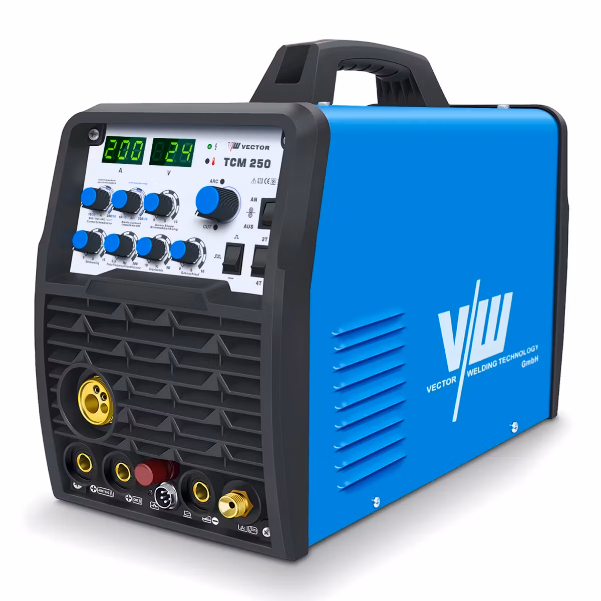 TCM250 MIG+TIG+Plasma+MMA