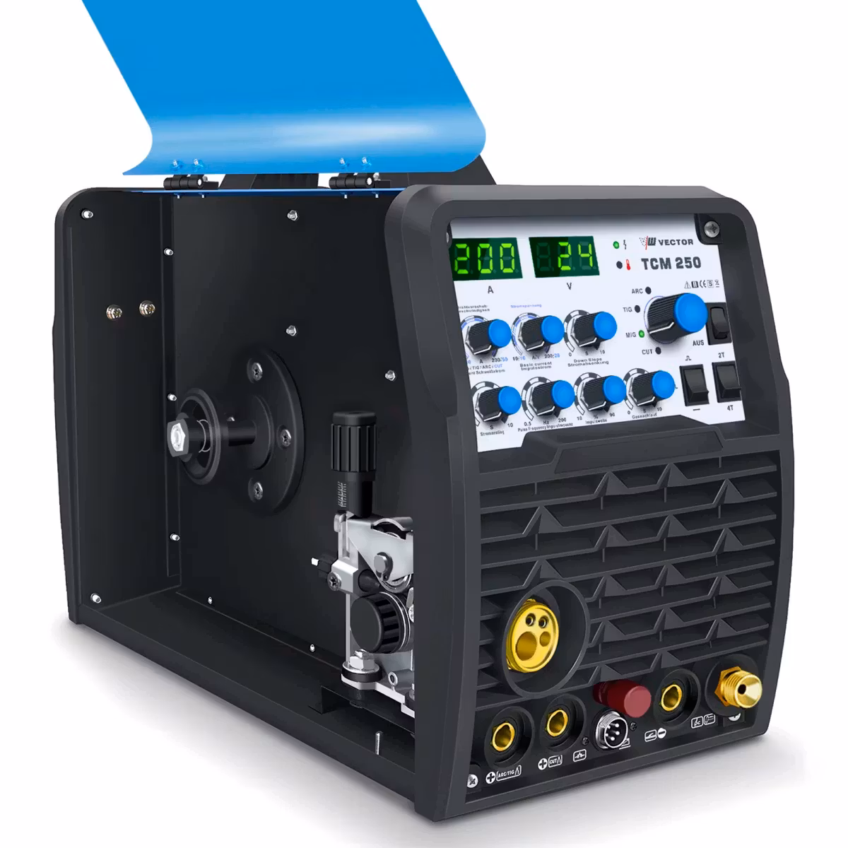TCM250 MIG+TIG+Plasma+MMA