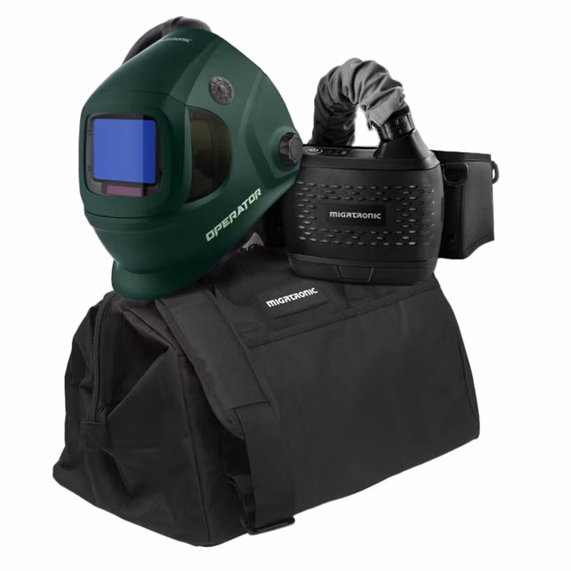 Migatronic Operator friskluftshjälm med PAPR-kit
