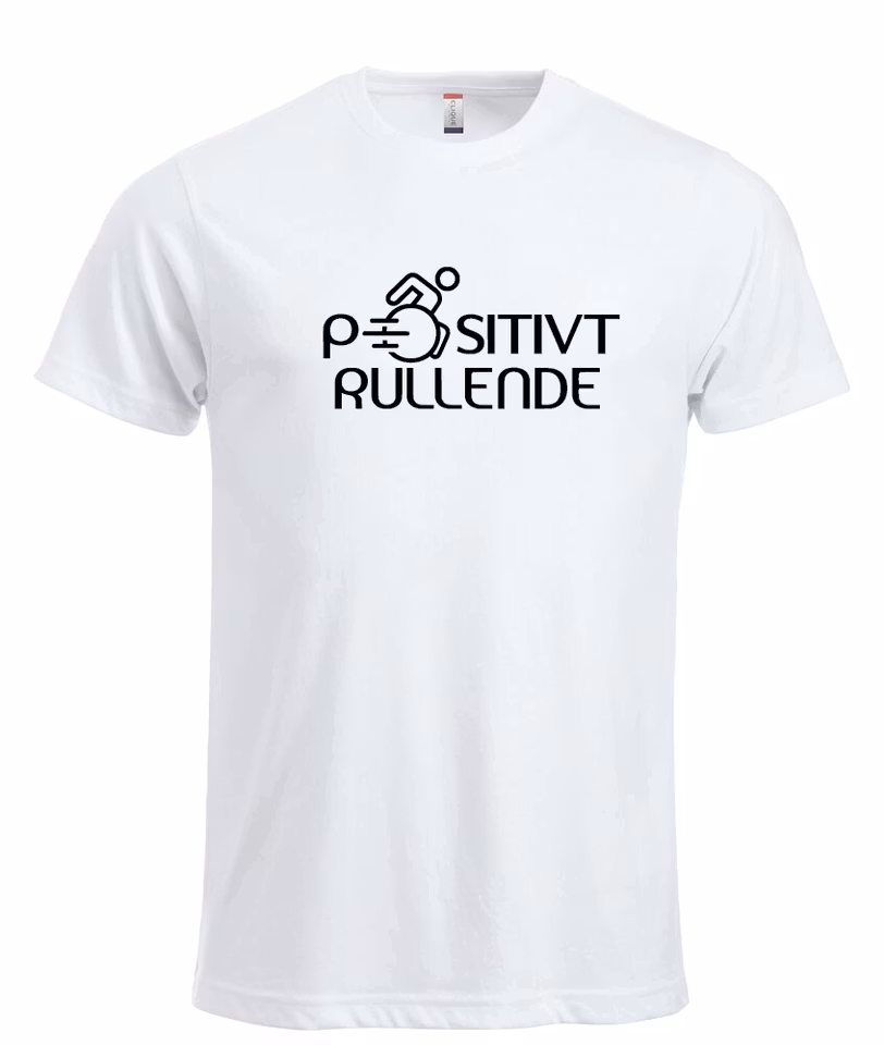 Positivt Rullende T-skjorte