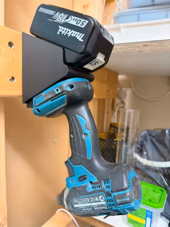 Batteri + verktøy feste