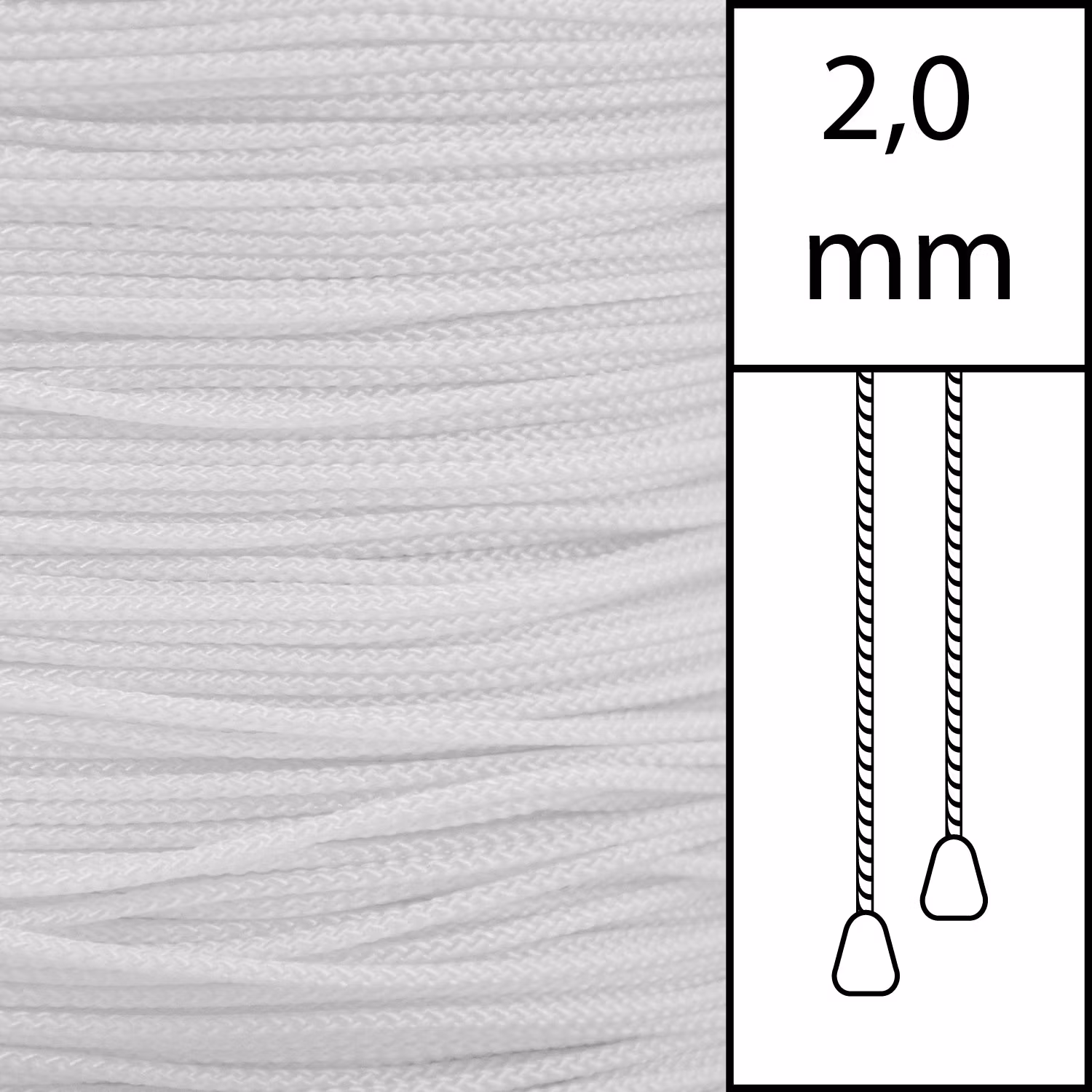 Persiennlina 2,0 mm - www.persienner.nu