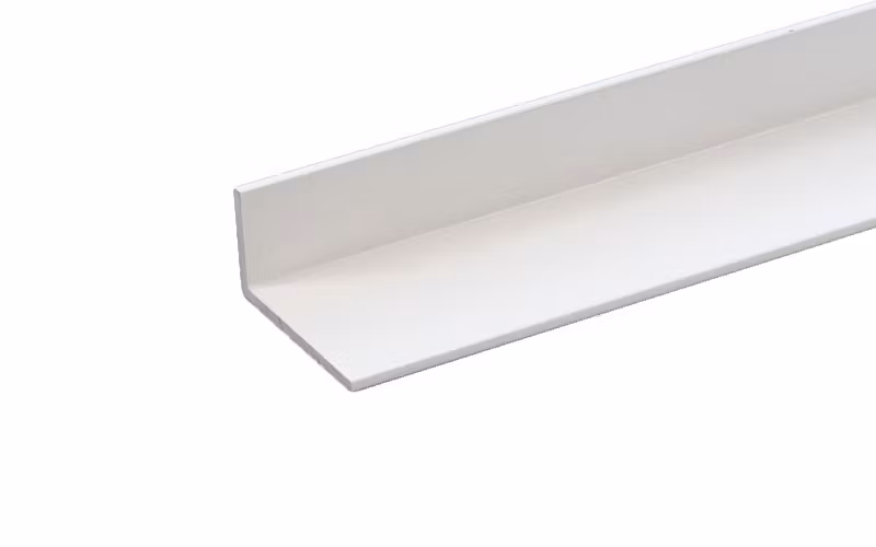 1 st / Sido-skena PVC-Vit VINKLAD 27 x 12 mm UTAN tejp (PS) (140-170 cm)