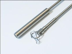Dragpinne till panelgardin 115 cm SILVER