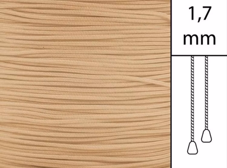 1 m / Persiennlina 2,0 mm MC Mocca  (Lagervara)