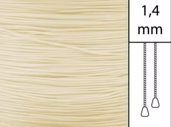 1 m / Persiennlina 1,4 mm CD-(BG) Beige (Lagervara)