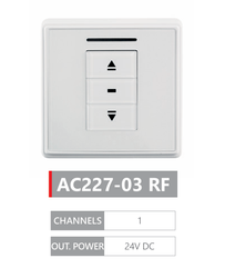 Kopia Torro AC227-03 Brytare DC RF 1 kanal Vit inkl.monterings-dosa
