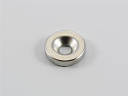 1st / Neodym-magneter 14 mm med skruv rund med håldiameter 4 mm (A14A)