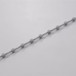 Kulkedja för lamellgardin mekanism GRÅ 4,5 x 12 mm (R45-12-GR)