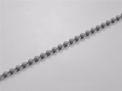 Ändlös kulkedja loop GRÅ 4,5/6,2mm (25I)