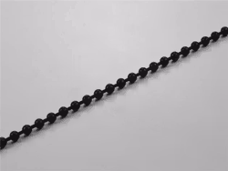 Ändlös kulkedja loop SVART 4,5/6,2mm (25I) (best.vara 10 dgr - min.10 m)